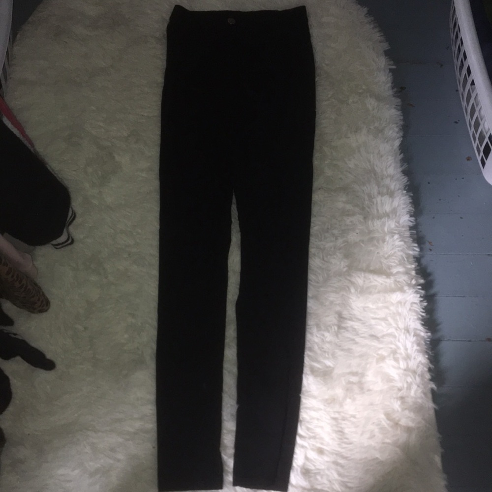Black jeggings